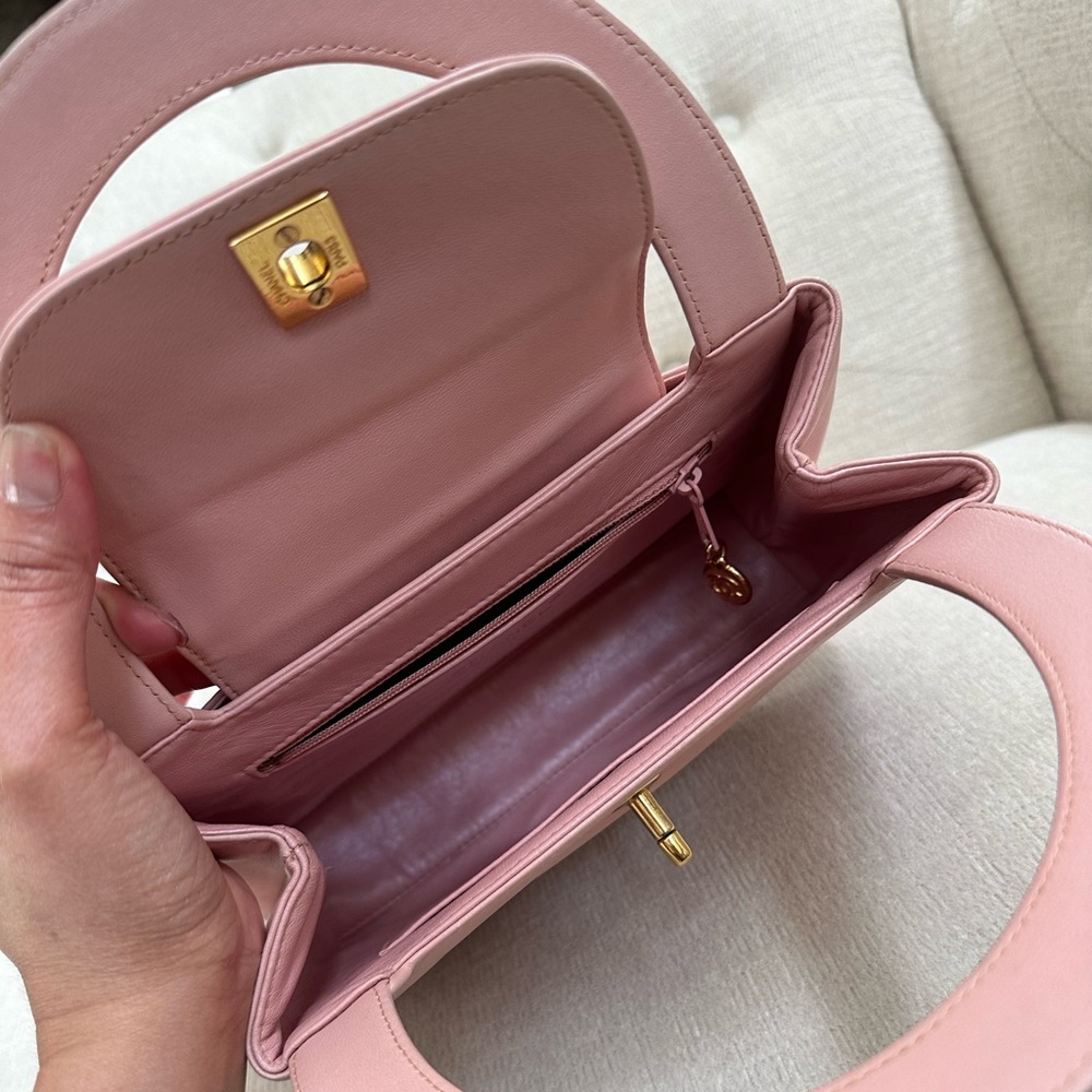 SOLD Chanel Kelly Vintage Bag Pink 1997-1999 - Picture 13 of 16